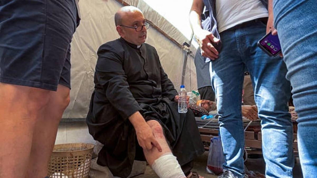 بيتسابالا وثيوفيلوس الثالث يصلان في غزة متضامنين ومستنكرين 