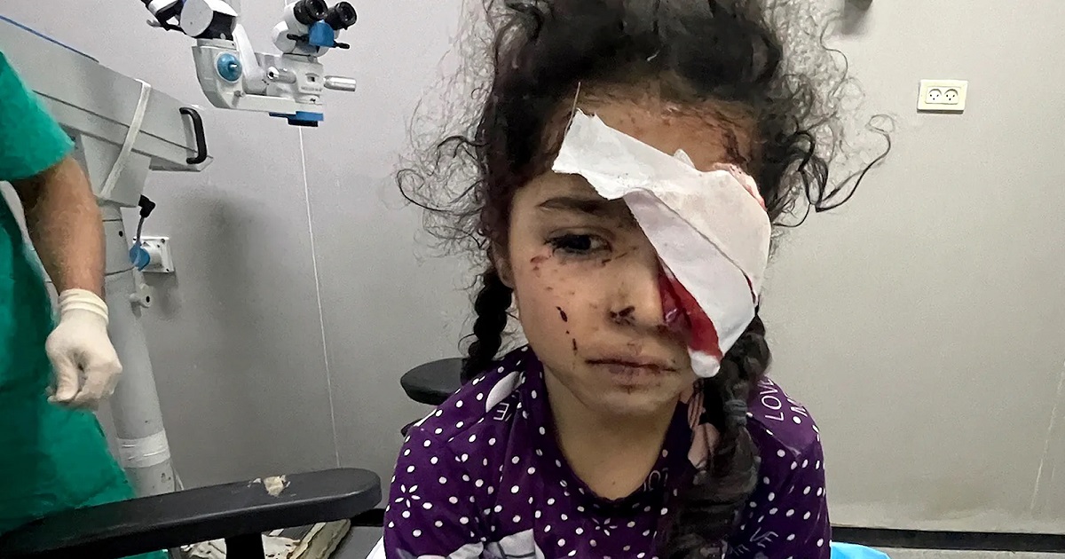 1200 حالة جديدة فقدت البصر كليا أو جزئيا في حي النصر ومدينة غزة