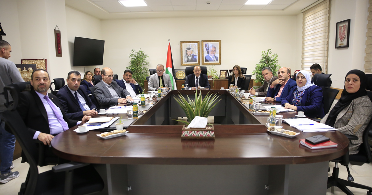 مجلس إدارة المدرسة الوطنية الفلسطينية للإدارة يعقد جلسته الدورية لعام 2025