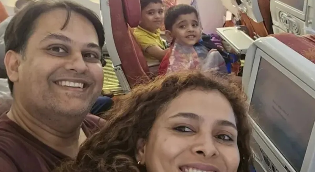 قصة الابتسامة الأخيرة لعائلة كانت على متن الطائرة الهندية المنكوبة  