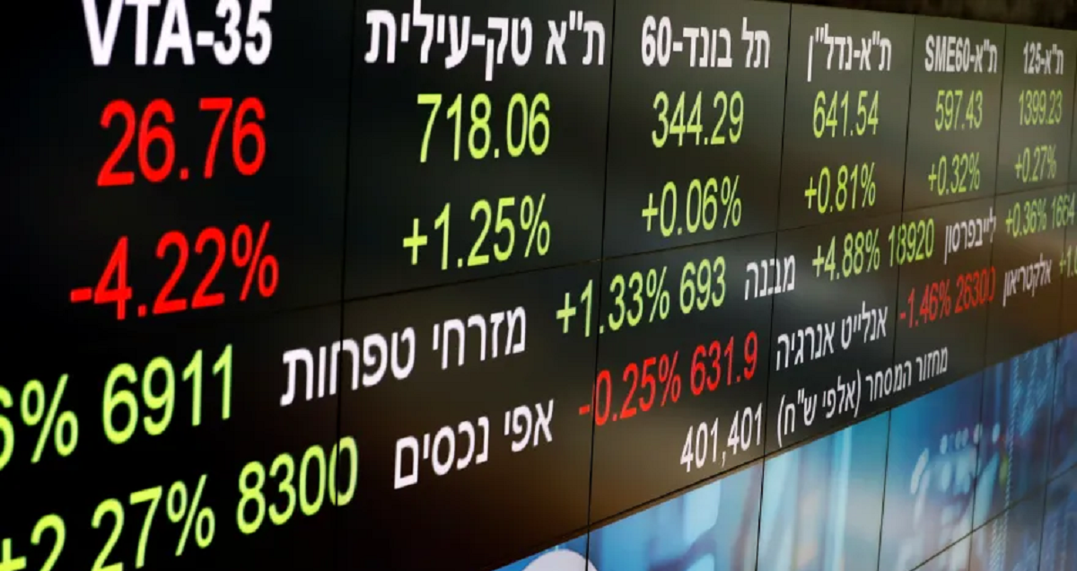 أسهم تل أبيب تتراجع بسبب حرب غزة وحديث نتنياهو عن العزلة