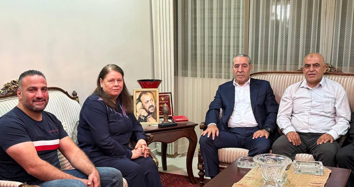 الشيخ من منزل البرغوثي: مروان رمز للنضال الفلسطيني وحرية الأسرى لن تساوم