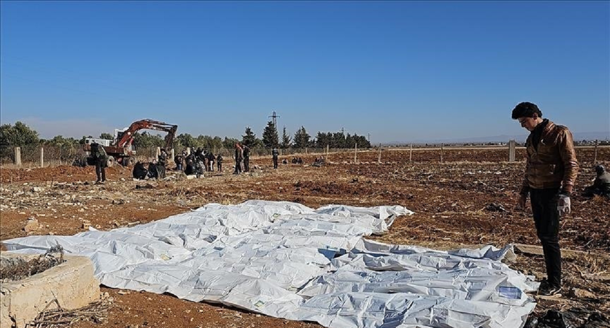 العثور على مقبرة جماعية لـ11 شخصا بينهم 7 أطفال