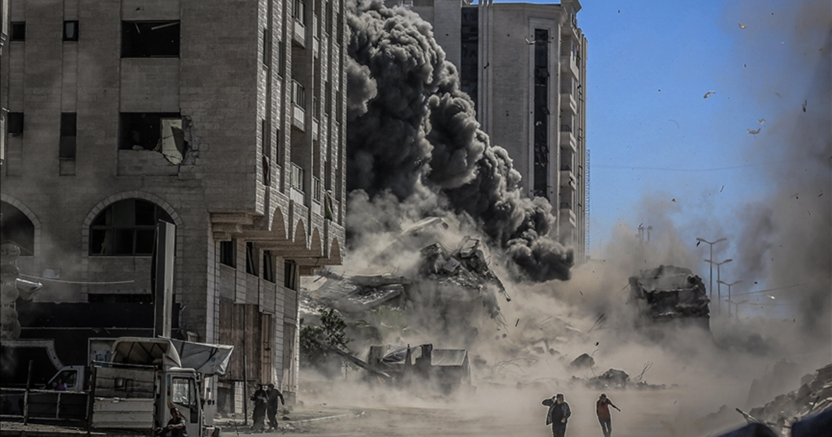 جيش الاحتلال ينفذ عمليات نسف ضخمة  شرقي مدينة خان يونس 