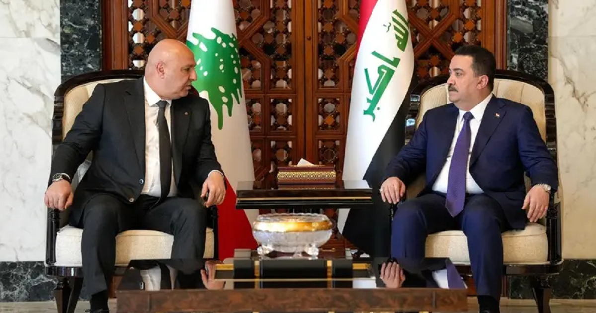 عون من بغداد : نؤكد على منع التدخلات الخارجية في لبنان