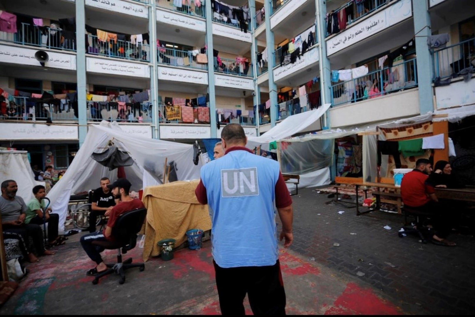 الأمم المتحدة : لن نغادر قطاع غزة 