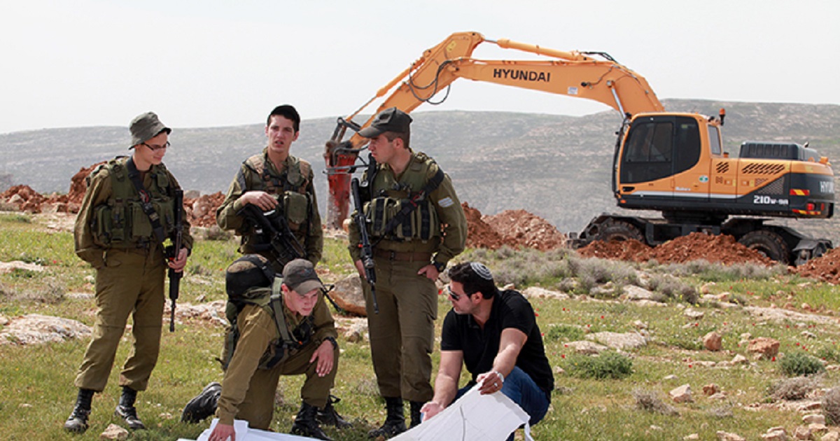 الاحتلال يهدم منزلا في نعلين