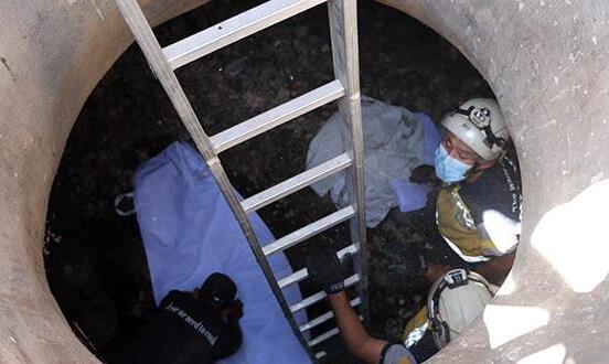 العثور على رفات 15 من ضحايا نظام الأسد داخل بئر بحماة