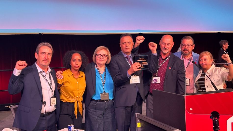 نقابة الصحفيين  تحصد جائزة نيلسون مانديلا لحقوق الإنسان من اتحاد "يونيڤور" الكندي