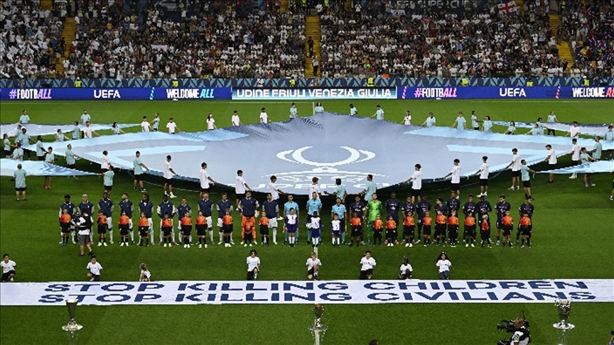الاتحاد الأوروبي لكرة القدم:   "أوقفوا قتل الأطفال.. أوقفوا قتل المدنيين"