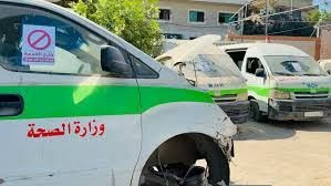 صحة غزة تحذر من  توقف خدمات النقل والاسعاف 