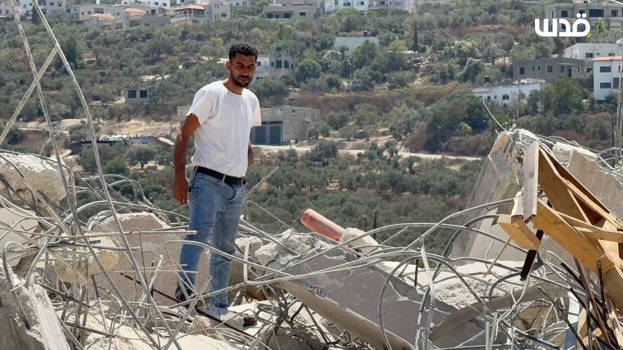 مجزرة هدم لمنزل و 12 مخزنا ومنشاة زراعية وبئر مياه في جنين وطوباس ويطا 