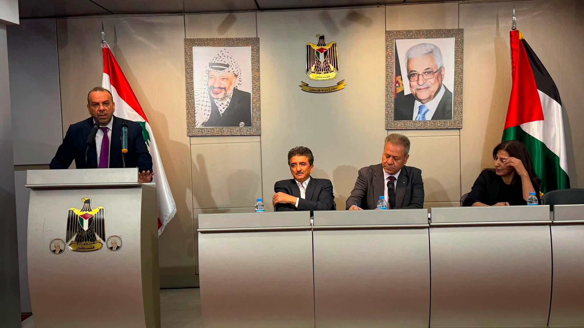 بدء أعمال مؤتمر اتحاد كتّاب وأدباء فلسطين فرع لبنان وتشكيل رئاسة المؤتمر 