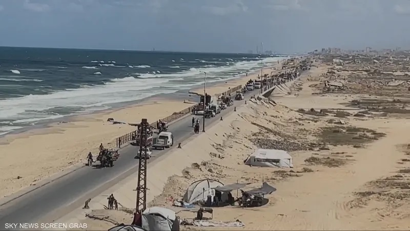 المرصد الأورومتوسطي: إغلاق شارع الرشيد ونتساريم يهدف لتفتيت غزة