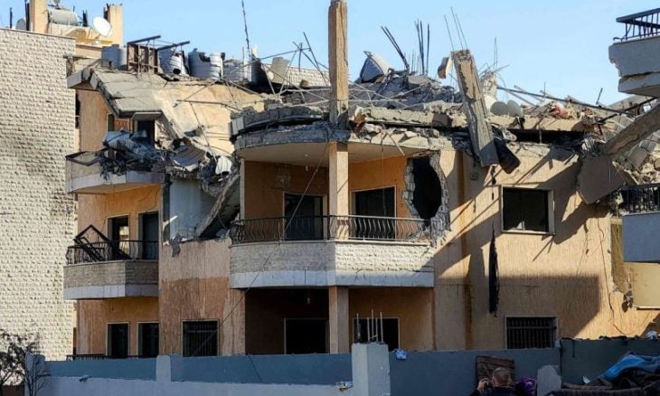  إسرائيل ألقت 6 قنابل بشكل متزامن في هجومها شرقي لبنان