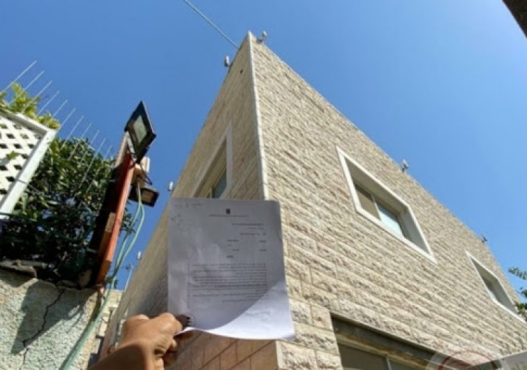 سلطات الاحتلال تخطر بهدم منازل في حي راس العامود بالقدس