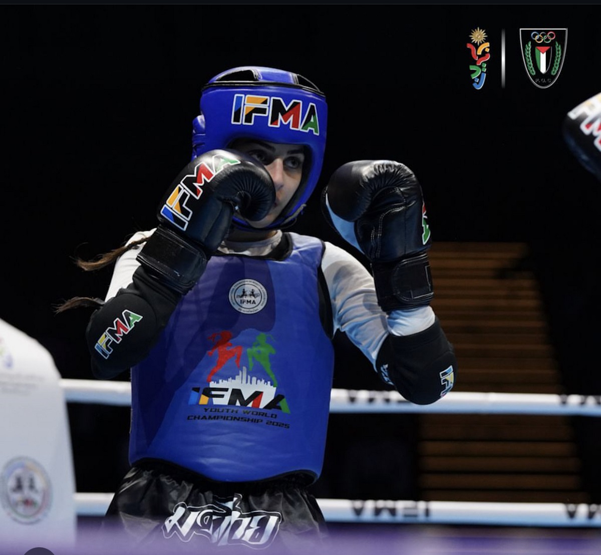 لاعبة منتخبنا الوطني للمواي  عليص، تحقق الميدالية البرونزية في دورة الألعاب الآسيوية