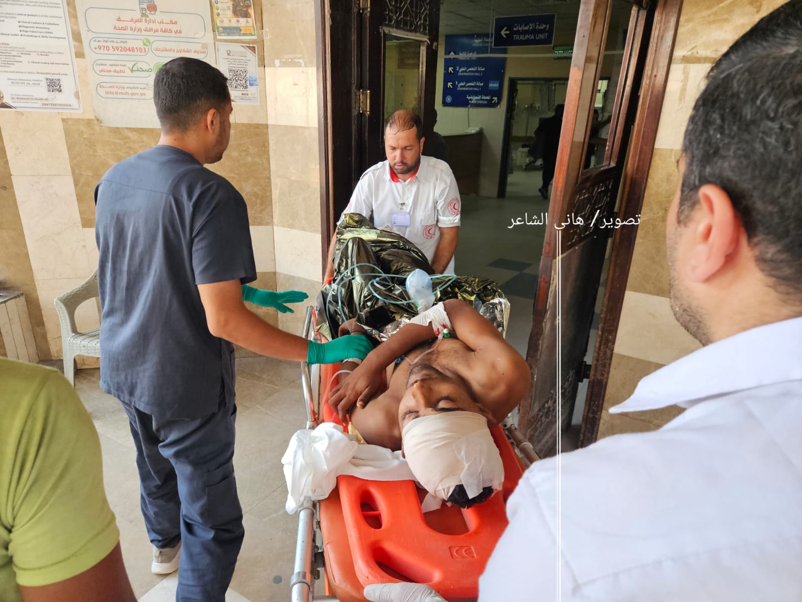 استشهاد الشاب محمد الخطيب جراء  قصف من مسيرة اسرائيلية على شارع صلاح الدين وسط غزة