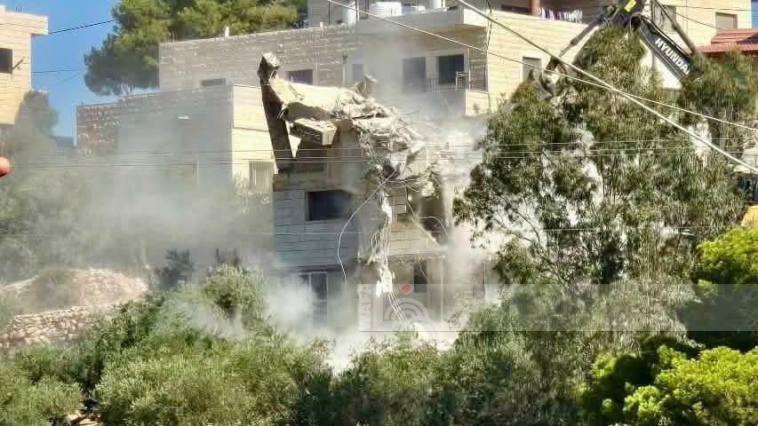 مجزرة "هدم" منازل في نحالين وزعترة وافات