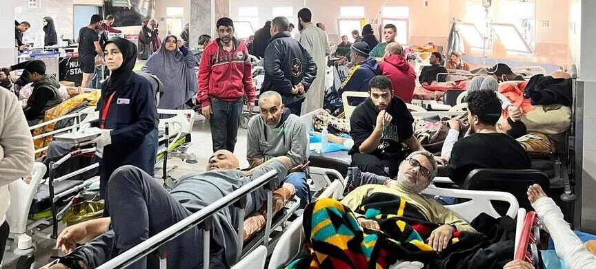  مستشفى الكويت الميداني بغزة  يوقف معظم خدماته 